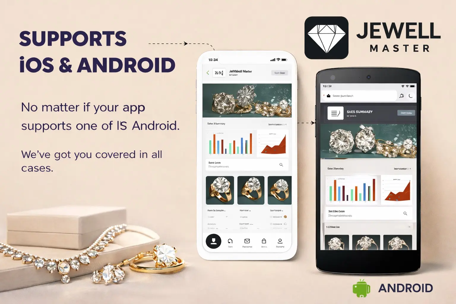 Mobile App (iOS & Android) – Jewell Master jewellery software