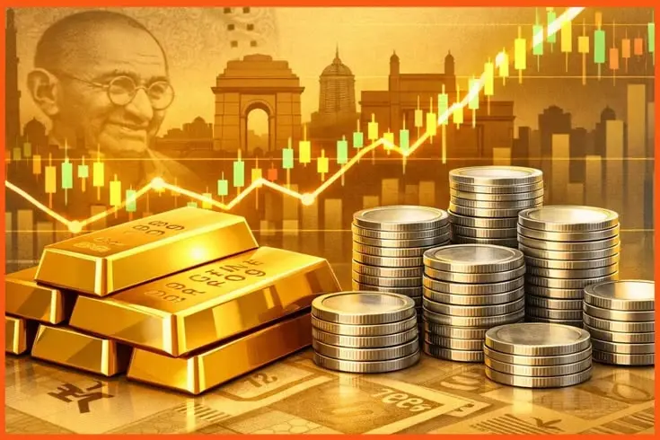 Jewellery software showing real-time gold and silver rates